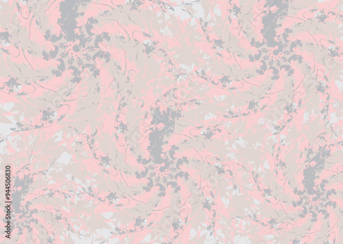 Floral background in light pink-gray tonality for textiles or fashion trends. Faded motifs for business concepts, fabrics, scrapbooking, tiles, posters, prints, interior solutions, wallpapers, etc.