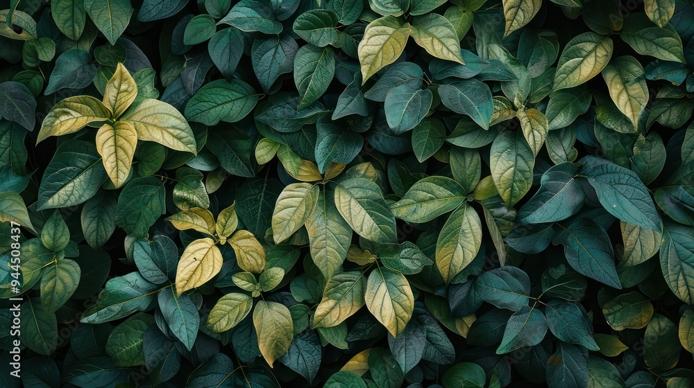 Fototapeta premium Green Leaves Texture