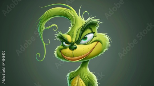 Animated character 3D image of surreal artistic goblin