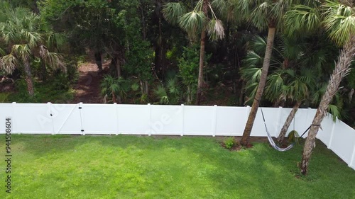 White Vinyl Fence Solid Privacy
For back yard protection and privacy