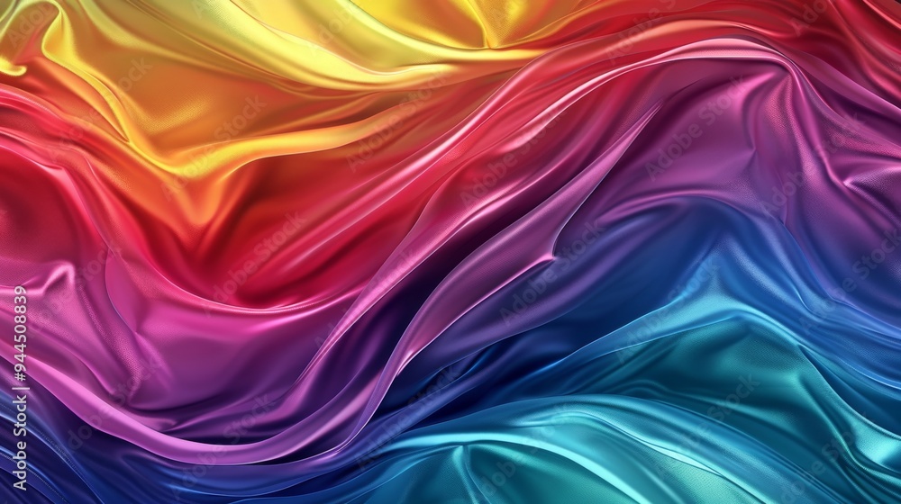 Obraz premium A colorful background with the colors of the rainbow