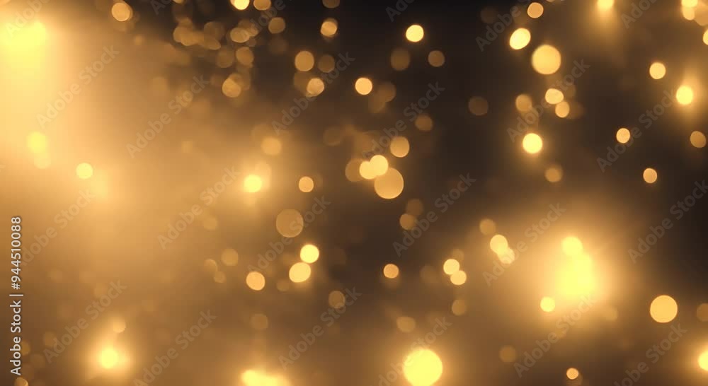 Gold glitter background with sparkle shine light confetti Abstract motion background shining gold particles Shimmering Glittering Particles With Bokeh Seamless 4K loop video 3d animation Gold glitter background with sparkle shine light confetti Abstract motion background shining gold particles Shimmering Glittering Particles With Bokeh Seamless 4K loop video 3d animation