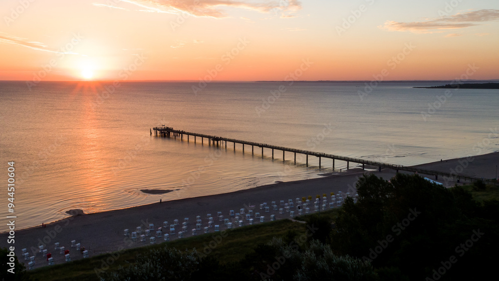 Fototapeta premium Boltenhagen on the Baltic Sea in Mecklenburg-Western Pomerania, Germany