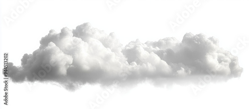 Obraz na płótnie Realistic weather smooth cloud on transparent backgrounds 3d illustrations png
w salonie