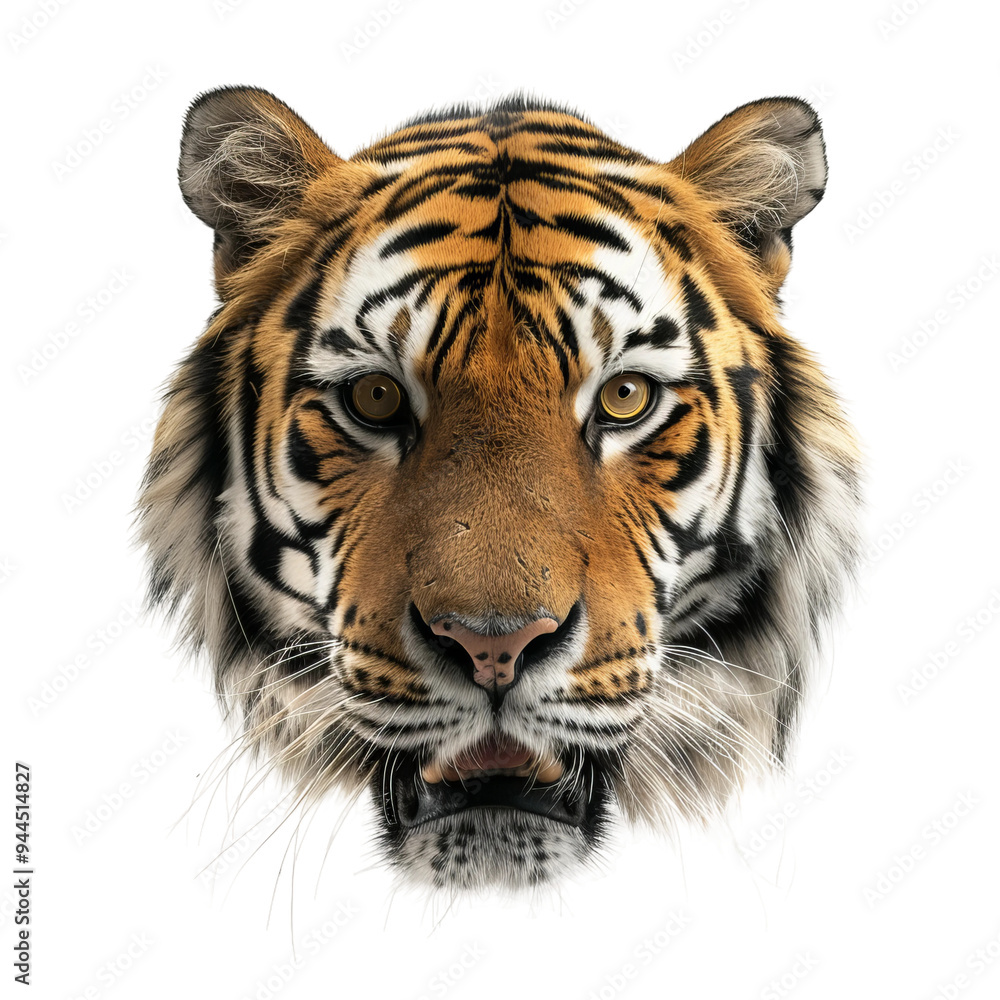 Fototapeta premium tiger isolated on white