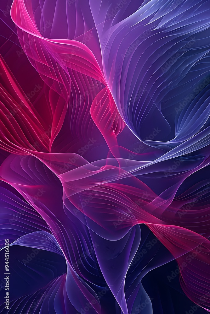 Green and Purple Gradient Backdrop with Abstract Geometric Shapes Green and Purple Gradient Backdrop with Abstract Geometric Shapes