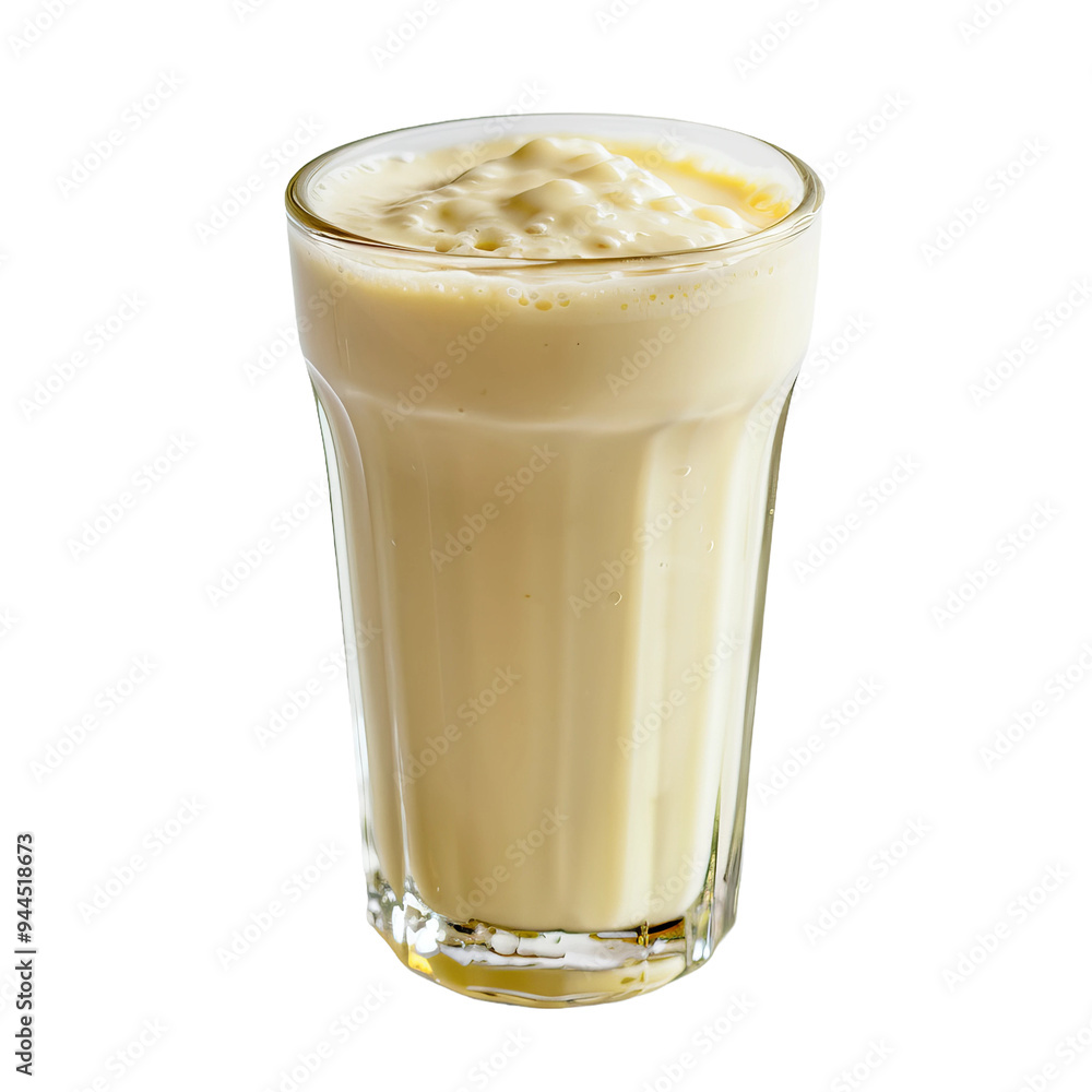 vanilla smoothie isolated on white background vanilla smoothie isolated on white background