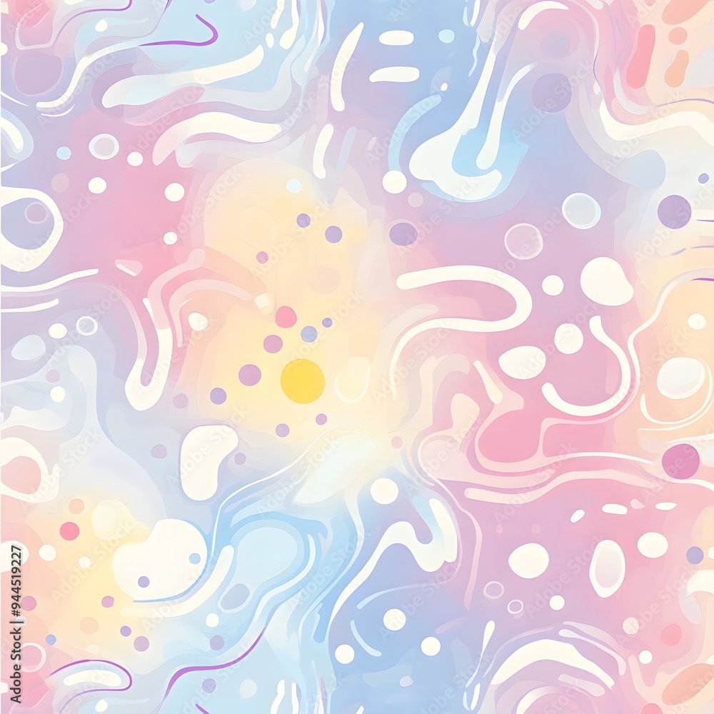 89. **Design a seamless pattern featuring whimsical, abstract shapes in a cool, pastel gradient.** 89. **Design a seamless pattern featuring whimsical, abstract shapes in a cool, pastel gradient.**