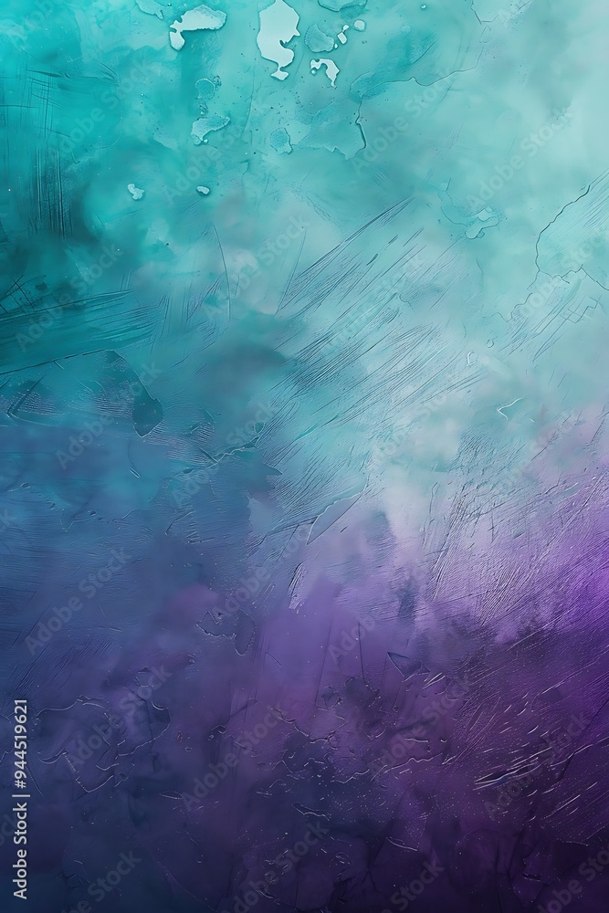 Obraz premium Green and Purple Gradient Backdrop with Abstract Patterns