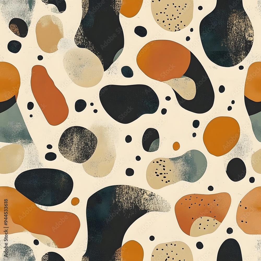 57. **Generate a seamless pattern of abstract, organic shapes in earthy, natural hues.** 57. **Generate a seamless pattern of abstract, organic shapes in earthy, natural hues.**