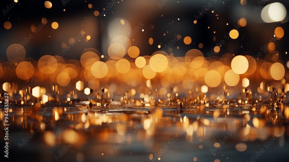 Gold bokeh awards glamour background Gold bokeh awards glamour background