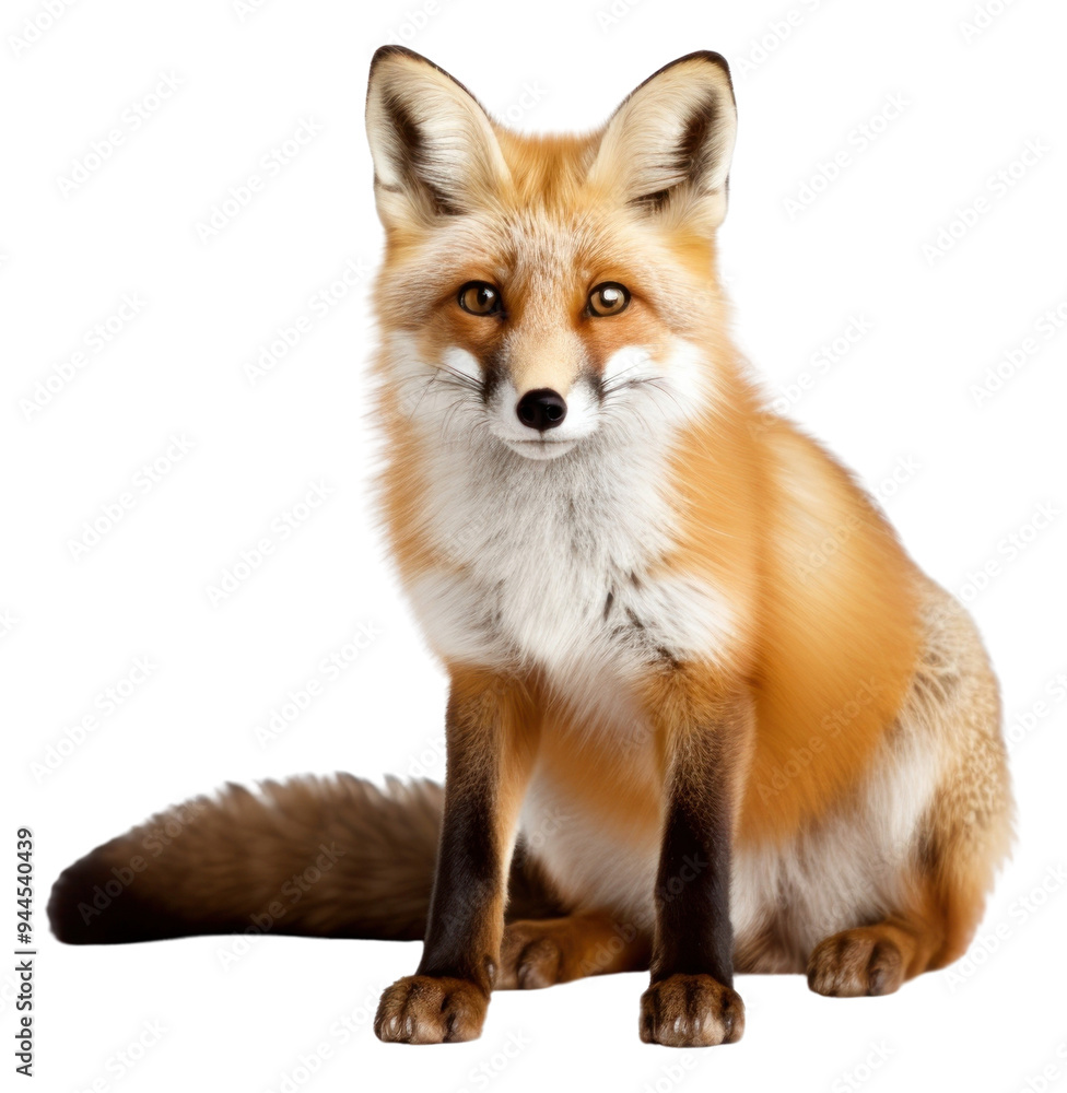 Fototapeta premium PNG Fox wildlife animal mammal.