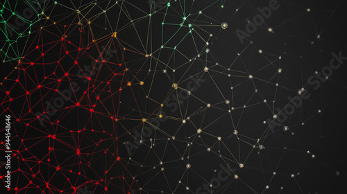 Wallpaper Mural Abstract digital background electromagnetic wave background Innovation digital wave, information technology background and red luxury background with golden line decoration and curve light effect Torontodigital.ca