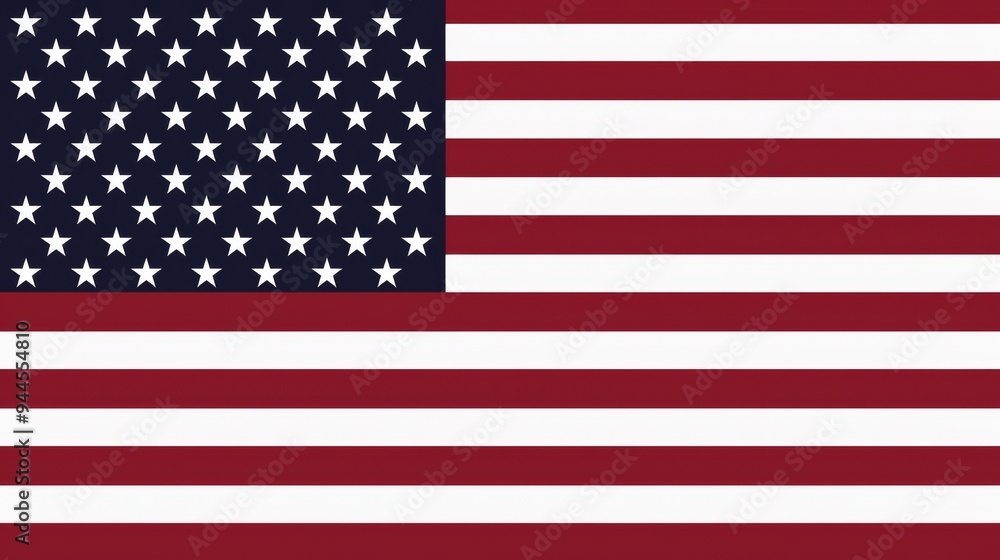 Fototapeta premium American Flag of United States of America texturised background
