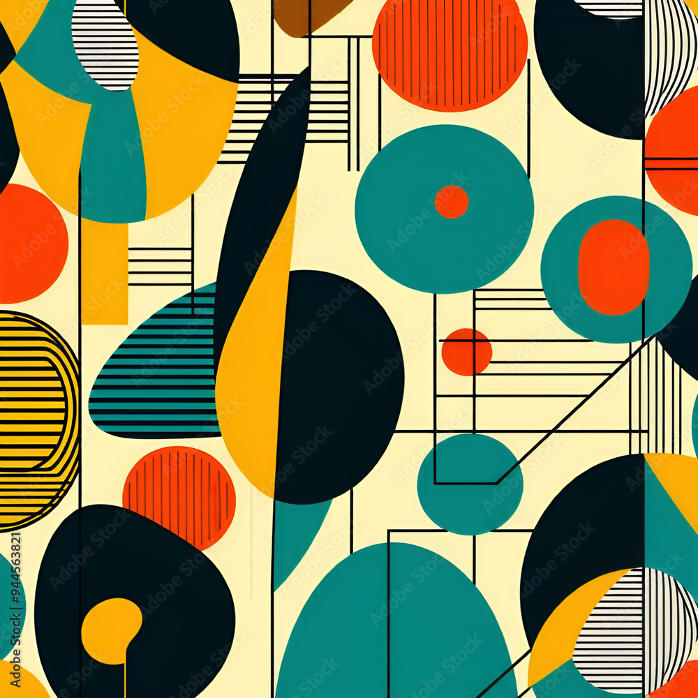 seamless pattern with circles seamless pattern with circles