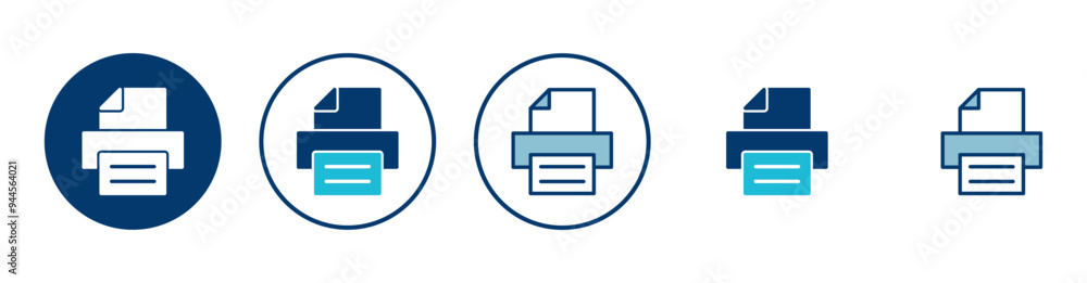 Printer icon vector isolated on white background. print icon. Fax vector icon.