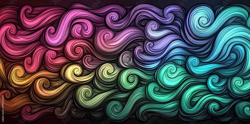 Abstract Colorful Swirls Abstract Colorful Swirls