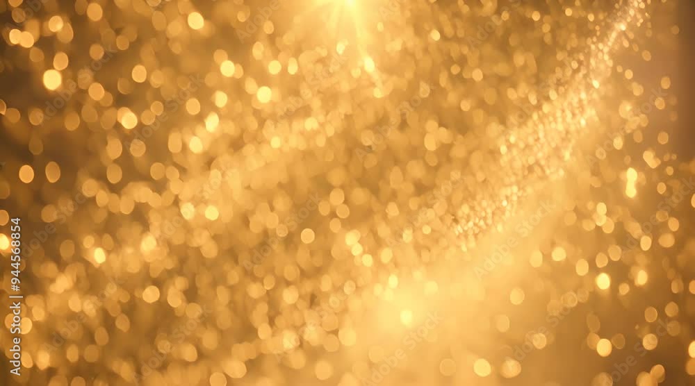 Gold glitter background with sparkle shine light confetti Abstract motion background shining gold particles Shimmering Glittering Particles With Bokeh Seamless 4K loop video 3d animation Gold glitter background with sparkle shine light confetti Abstract motion background shining gold particles Shimmering Glittering Particles With Bokeh Seamless 4K loop video 3d animation
