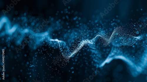 Abstract wavy background resembling a digital equalizer display