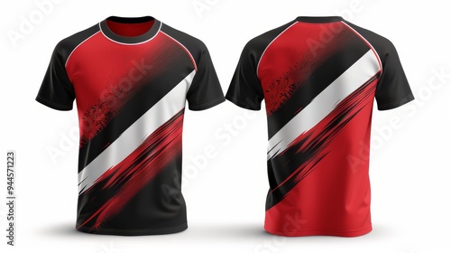 Volleyball jersey isolated on white background volleyball jersey or uniform mockup background genra