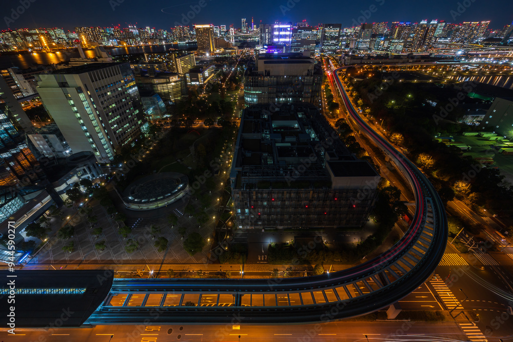 Obraz premium 東京夜景 湾岸エリア