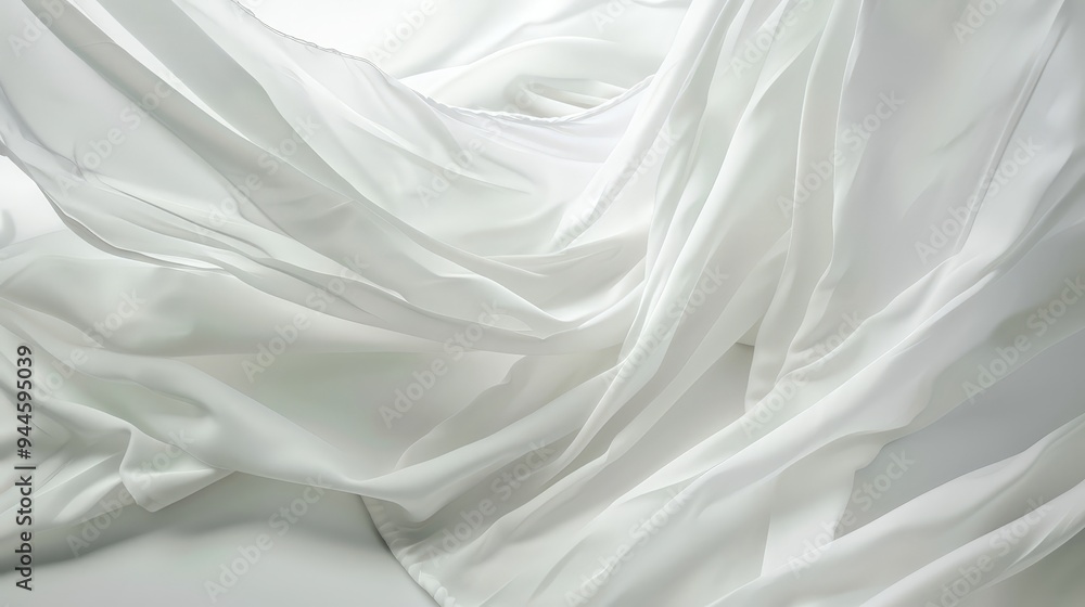 Abstract white fabric background. Abstract white fabric background.