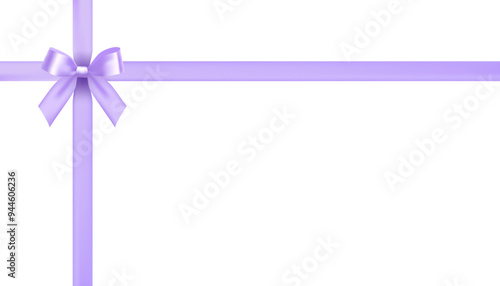 purple bow vector design material