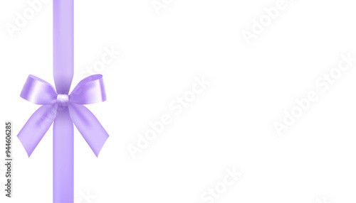 purple bow vector design material