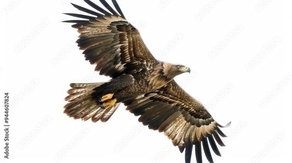 Obraz premium Golden Eagle in Flight.
