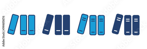 Library icon vector. education icon vector