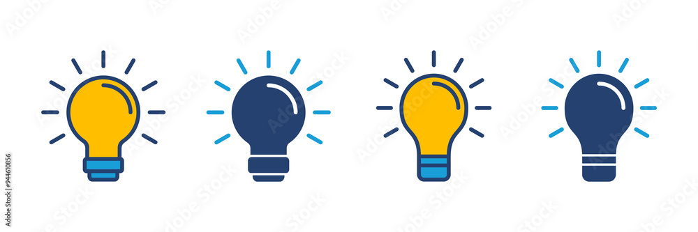 Lamp icon vector. Light bulb icon vector. idea symbol. Lamp icon vector. Light bulb icon vector. idea symbol.
