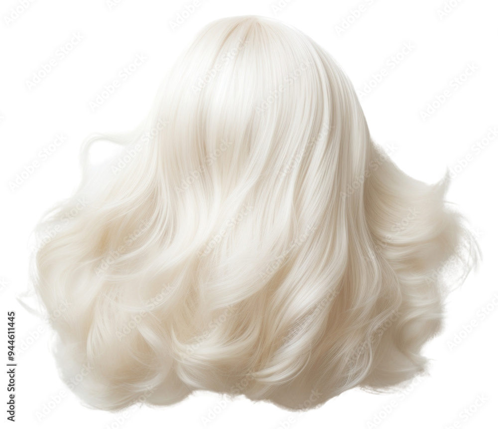 PNG Wig white hairstyle headshot. PNG Wig white hairstyle headshot.
