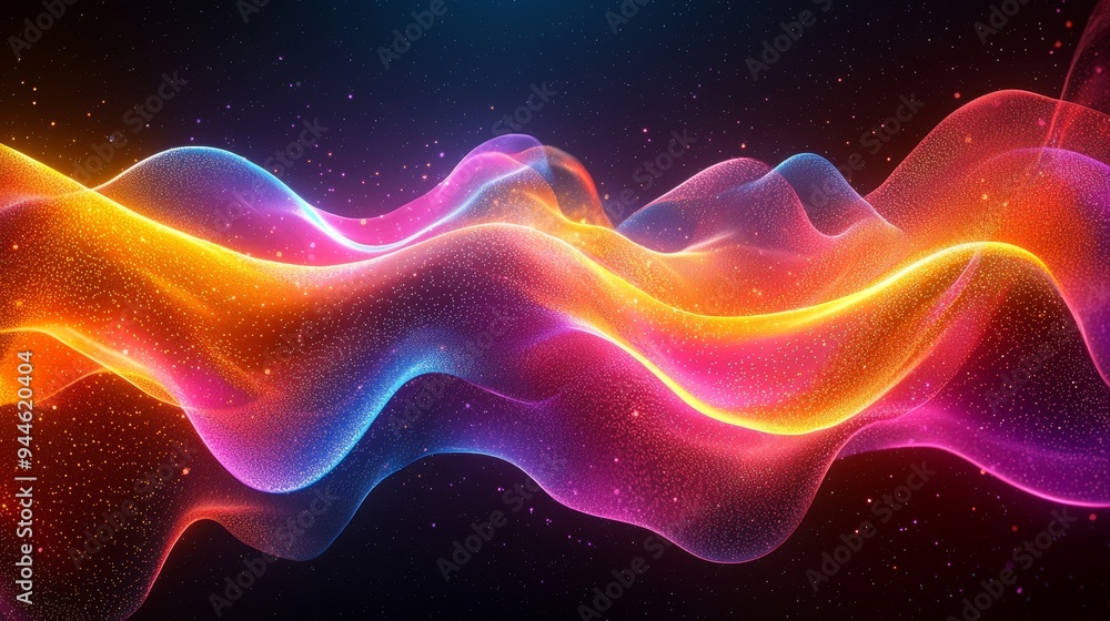 Neon waves, colorful, energetic, vibrant, abstract, futuristic, Neon waves, colorful, energetic, vibrant, abstract, futuristic,