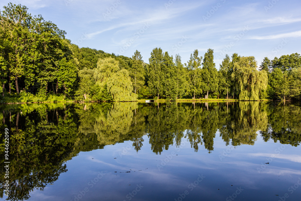 Orlicky rybnik pond in Letohrad, Czech Republic Orlicky rybnik pond in Letohrad, Czech Republic