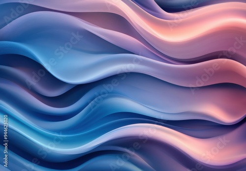 Colorful flowing abstract patterns in smooth gradients against a dark background create a mesmerizing visual experience highlighting fluid motion and artistic expression.