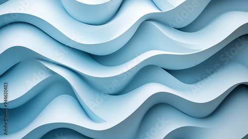 Abstract wavy blue patterns creating a soothing and modern aesthetic.