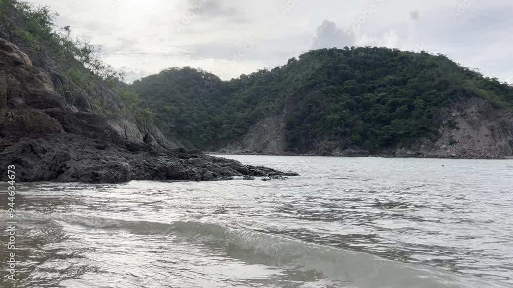 View from the beach at Isla Tortuga in late afternoon. The private island is off the coast of Costa Rica's Nicoya Peninsula. View from the beach at Isla Tortuga in late afternoon. The private island is off the coast of Costa Rica's Nicoya Peninsula.