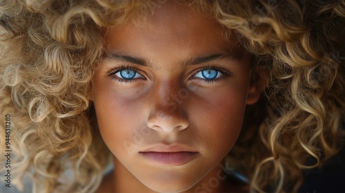 Close up portrait of a smil...