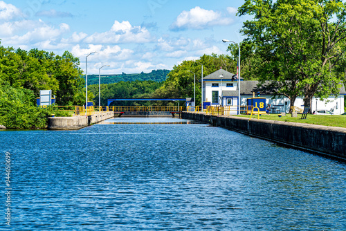 A lock in the Erie Canal in New York state