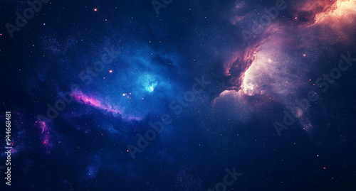 Wallpaper Mural Cosmic Nebula Explosion in Deep Space Torontodigital.ca