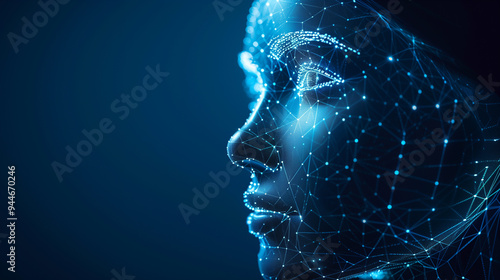 Scan face detection to unlocking smartphone for person identification.