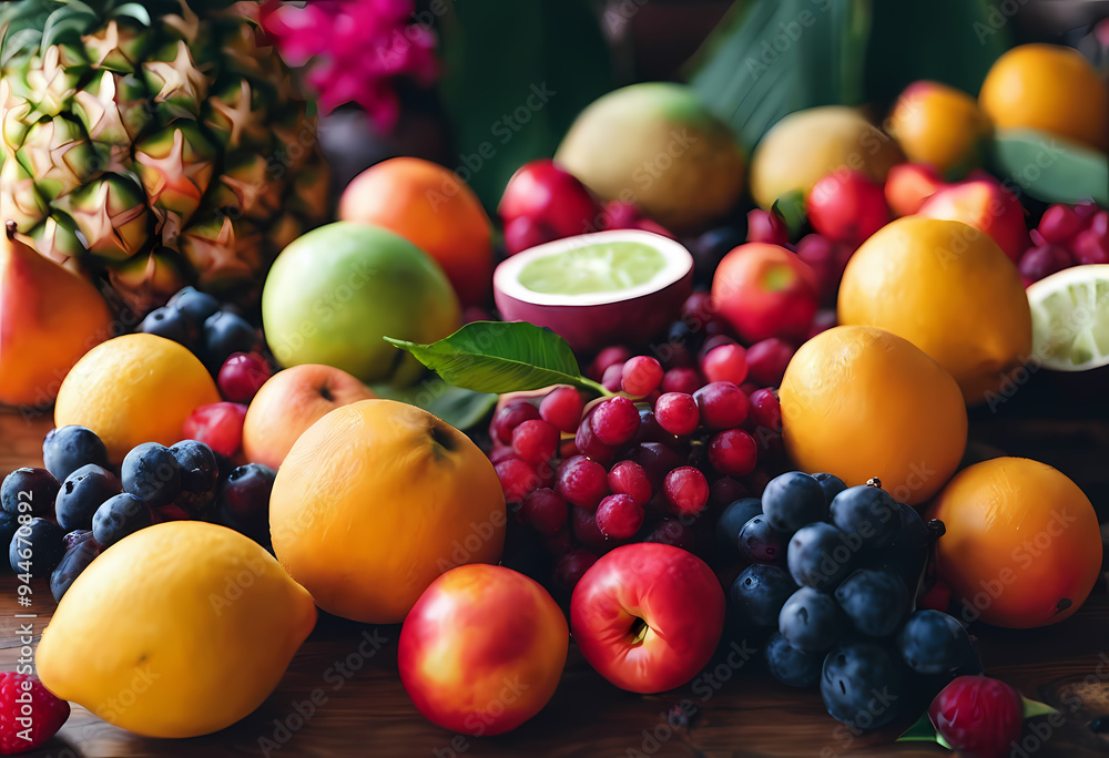 exotics fruits and berries exotics fruits and berries