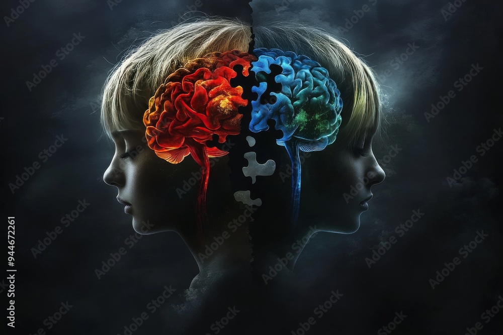 Surreal Portrait of a Child with Glowing Brain Illustrations Depicting Cognitive Development Intellectual Growth and the Power of Thought in a Dreamlike Abstract Setting Surreal Portrait of a Child with Glowing Brain Illustrations Depicting Cognitive Development Intellectual Growth and the Power of Thought in a Dreamlike Abstract Setting