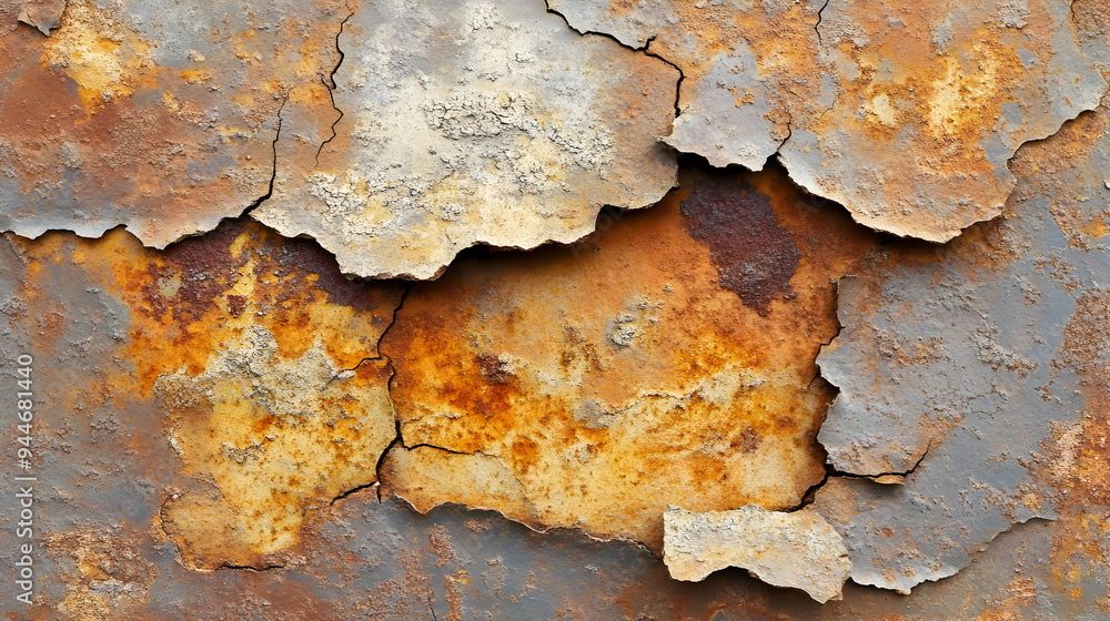 Rusty Metal Texture with Flakes and Cracks Rusty Metal Texture with Flakes and Cracks