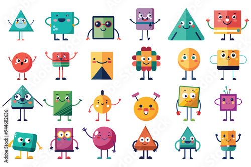 Playful Geometric Characters