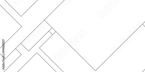 Abstract industrial Design random lines black on white background.Geometric seamless minimalist pattern with straight lines design.luxury black geometric random chaotic lines.squares and triangle line