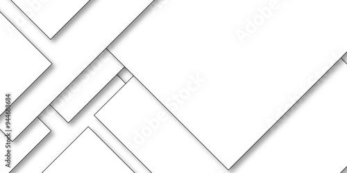 Abstract industrial Design random lines black on white background.Geometric seamless minimalist pattern with straight lines design.luxury black geometric random chaotic lines.squares and triangle line