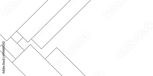 Abstract industrial Design random lines black on white background.Geometric seamless minimalist pattern with straight lines design.luxury black geometric random chaotic lines.squares and triangle line