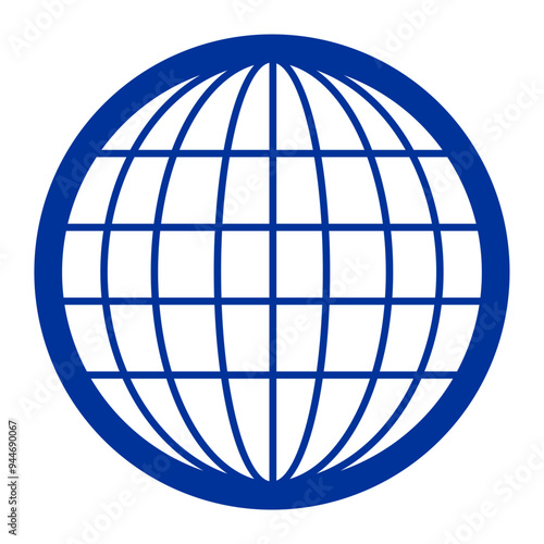 Globe or globus vector icon