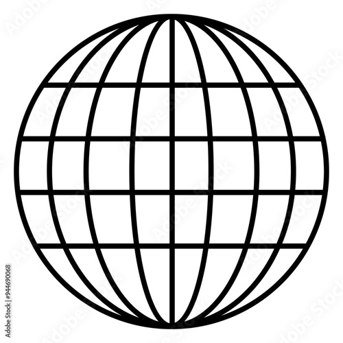 Globe or globus vector icon